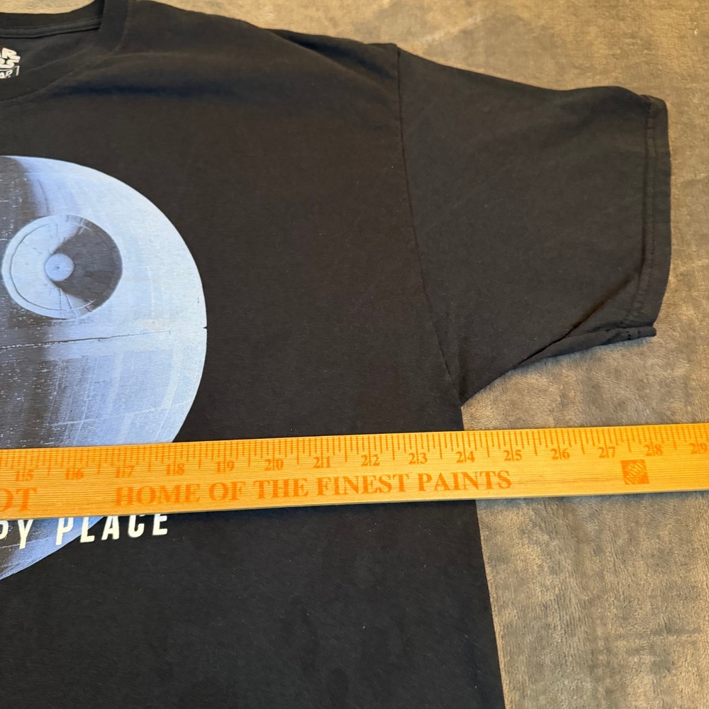 Star Wars Mad Engine Death Star T Shirt Mens XXL Black Graphic Tee - Picture 5 of 8